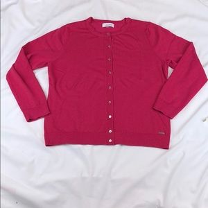 Calvin Klein Pink Cardigan, Size L